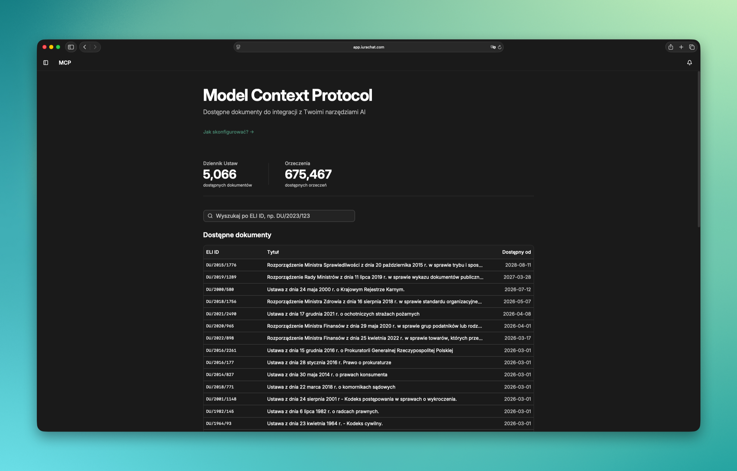 IURA MCP Integration