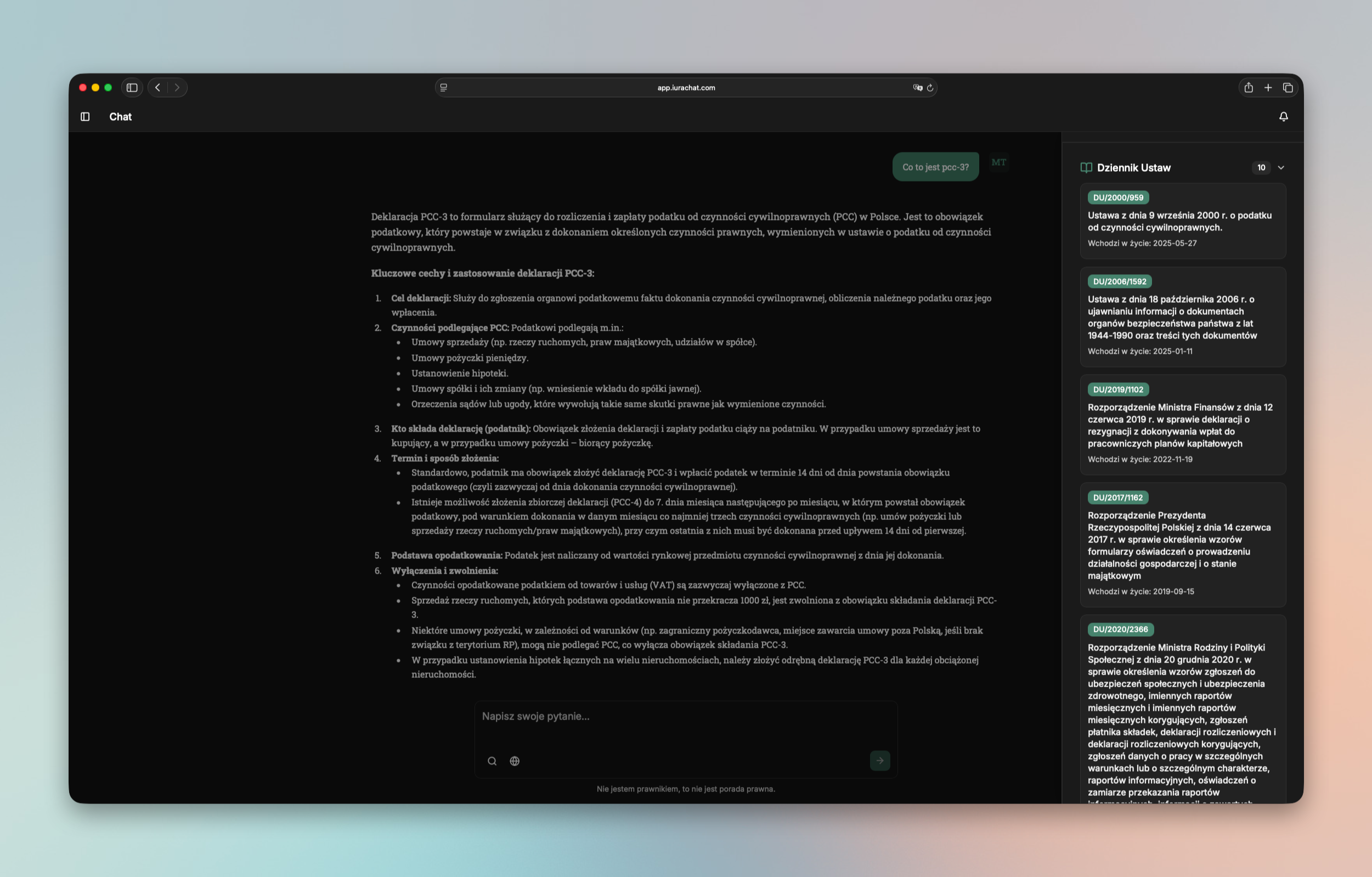 Referencje do aktów prawnych
